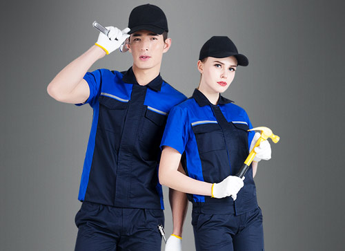 兩張定做工作服款式圖詮釋了工作服的進化史