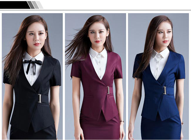 專柜營(yíng)業(yè)員工作服款式顏色選擇參考圖